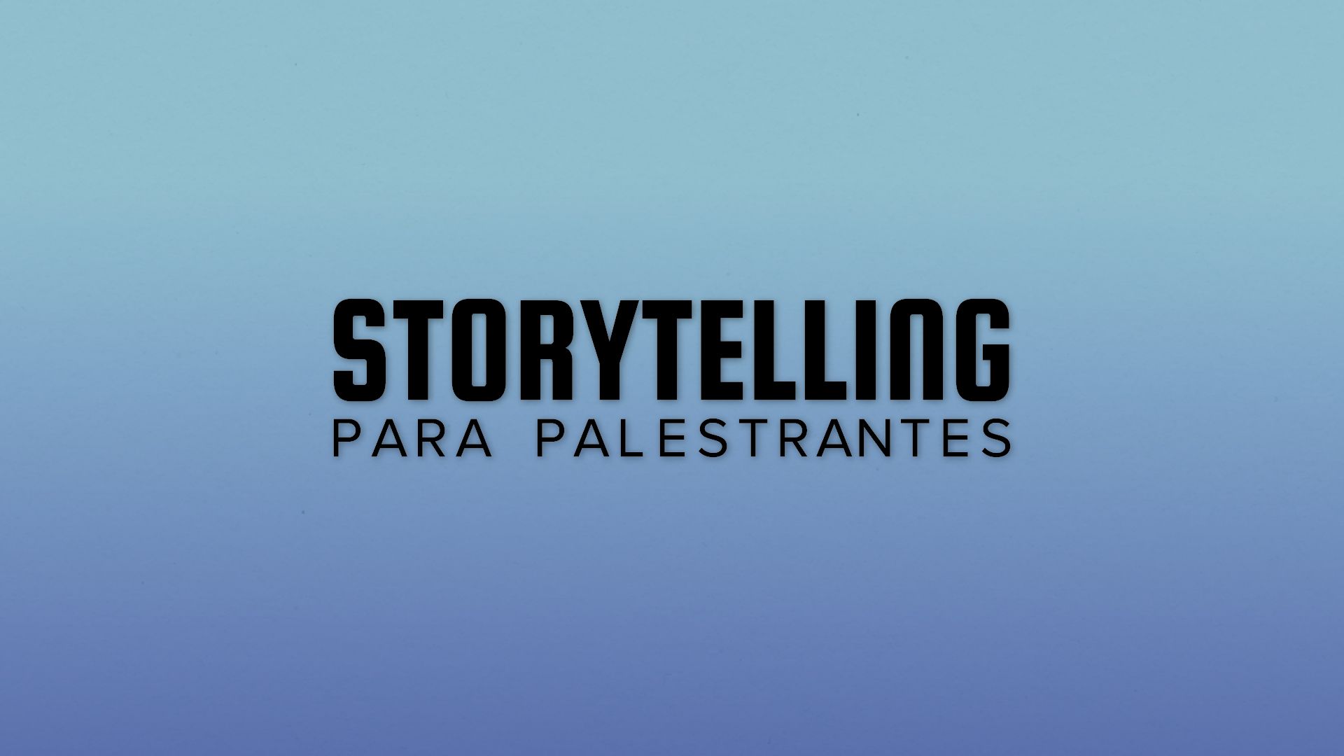 Storytelling para Palestrantes